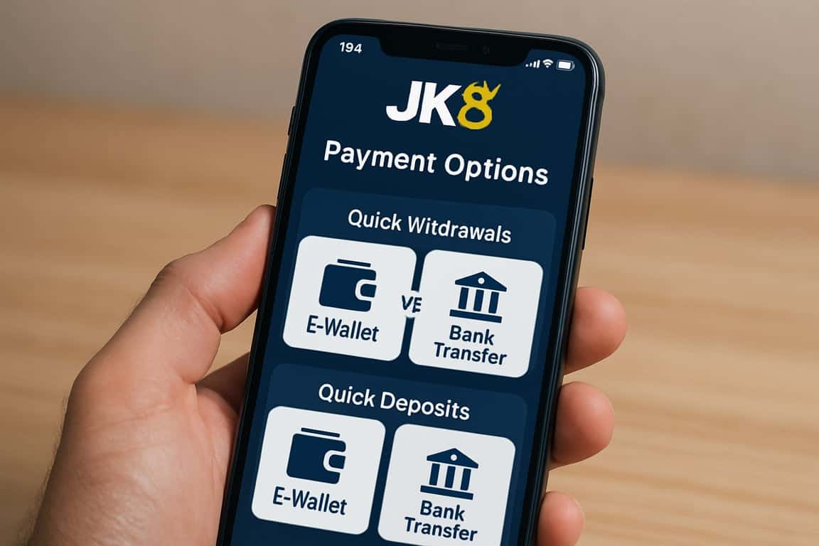 JK8 Download APK: Comparing E-Wallet vs Bank Transfer Payment Methods